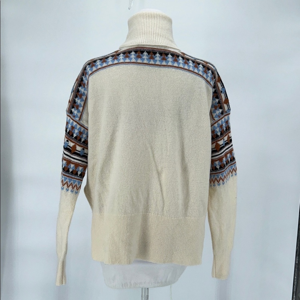 Scotch Soda Sweater Womens Extra Small Fair Isle Pullover Wool Knit Preppy Pink - Picture 5 of 12